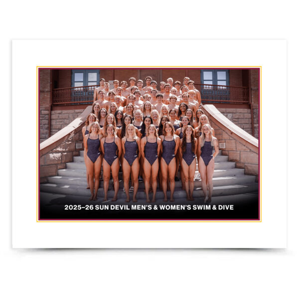 ASU Swim & Dive Team Poster - Unsigned - Copy